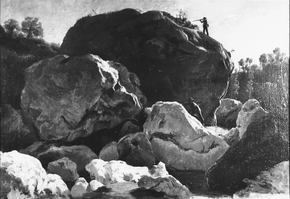 Paesaggio roccioso - Museo Civico, Palazzo d'Avalos, Vasto, (CH)